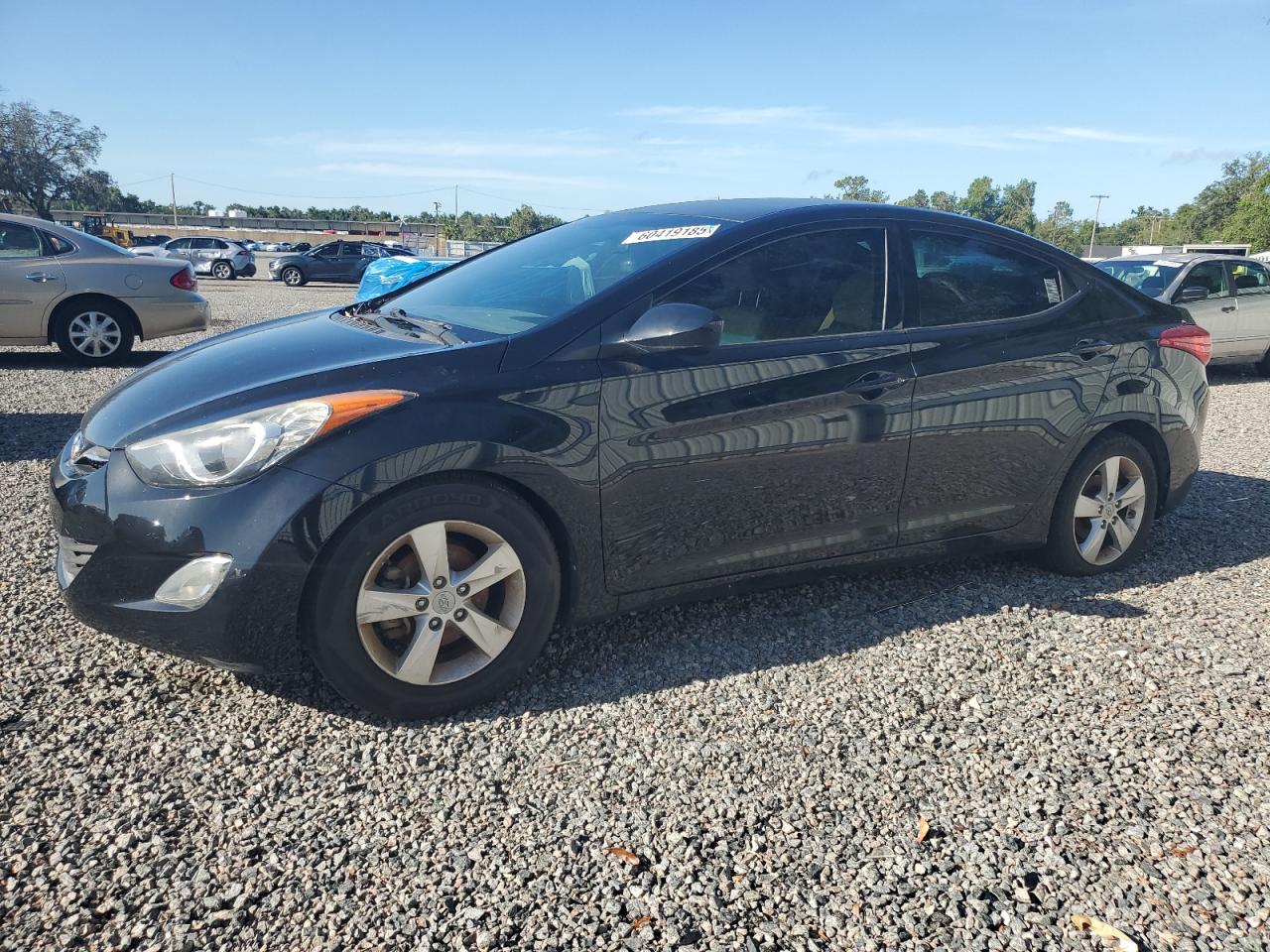 2013 Hyundai Elantra Gls   de vânzare în Riverview, FL - Minor Dent/Scratches