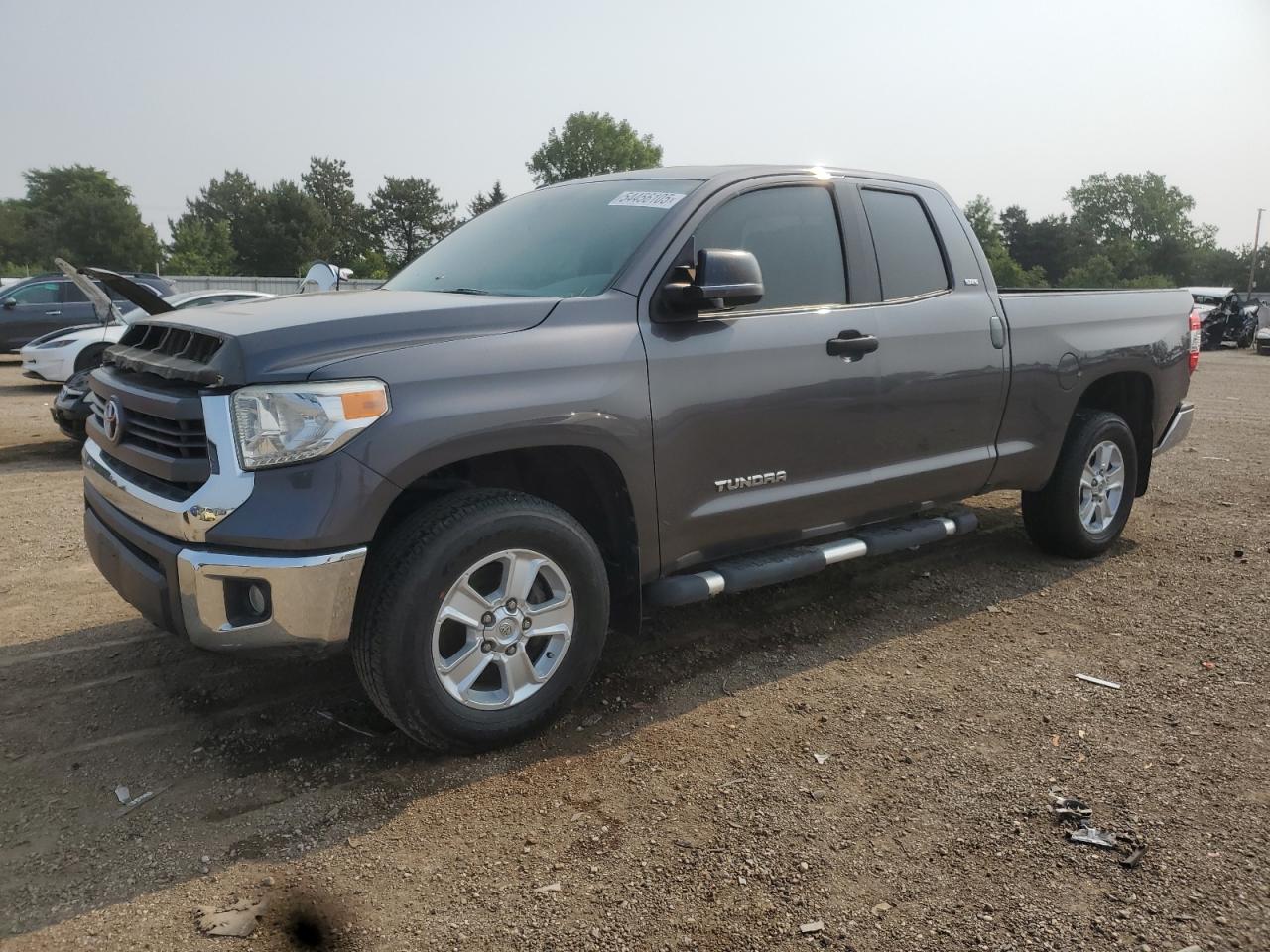 2014 Toyota Tundra Double Cab Sr на продаже в Elgin, IL - Burn - Interior