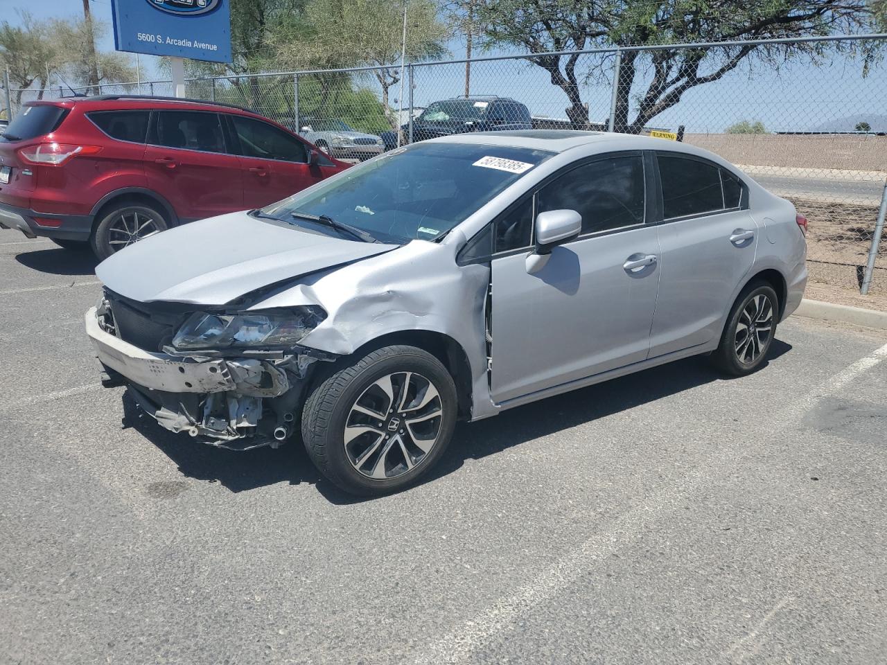 2014 Honda Civic Ex for Sale in Tucson, AZ - Front End