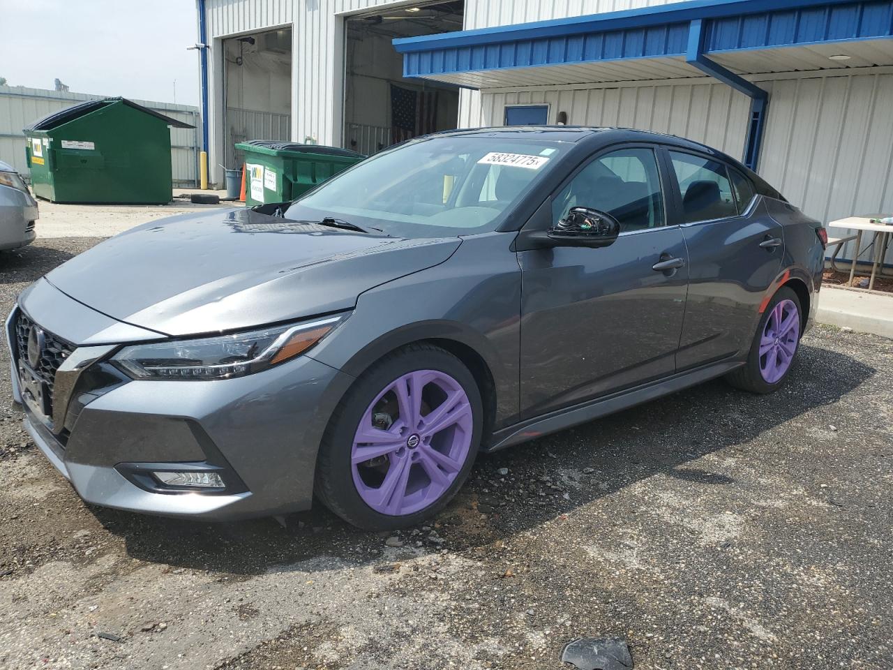 2021 Nissan Sentra Sr იყიდება Mcfarland-ში, WI - Hail