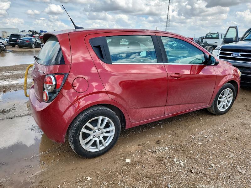  CHEVROLET SONIC 2013 Czerwony