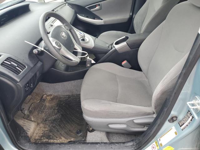 Хэтчбеки TOYOTA PRIUS 2014 Бирюзовый
