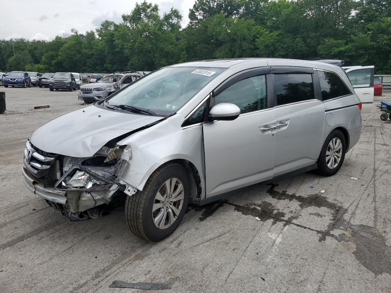2014 Honda Odyssey Exl VIN: 5FNRL5H67EB070589 Lot: 63002815