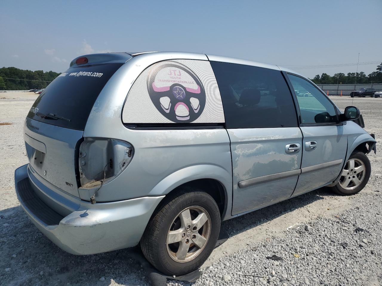 2006 Dodge Caravan Sxt blue van gas 1D4GP45R86B743403 photo #4