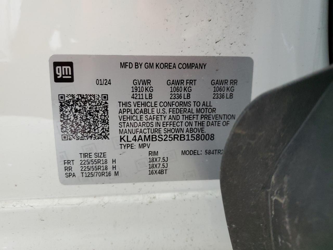 BUICK ENCORE 2024 VIN KL4AMBS25RB158008 zdjęcie 13