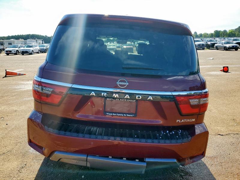  NISSAN ARMADA 2021 Czerwony