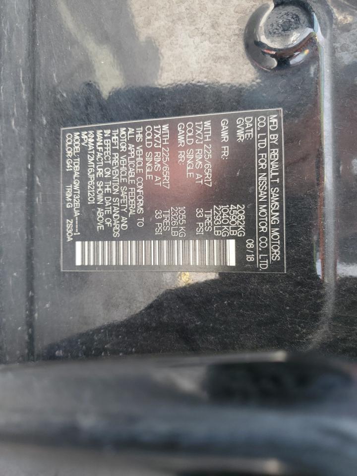 KNMAT2MT6JP621201 NISSAN ROGUE 2018