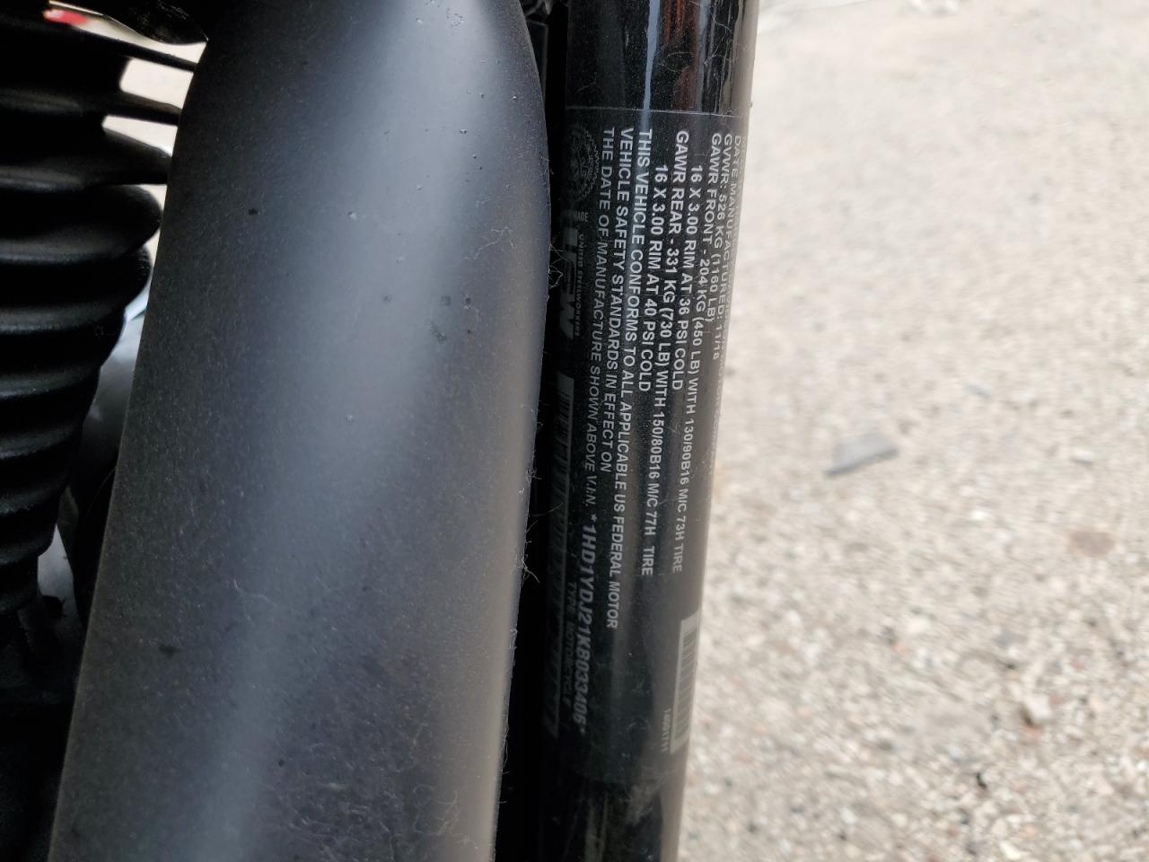 2019 Harley-Davidson Flsl VIN: 1HD1YDJ21KB033406 Lot: 60888285