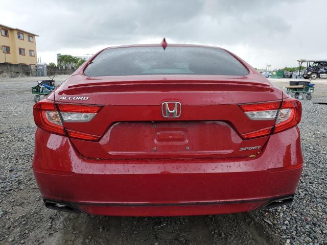  HONDA ACCORD 2018 Czerwony
