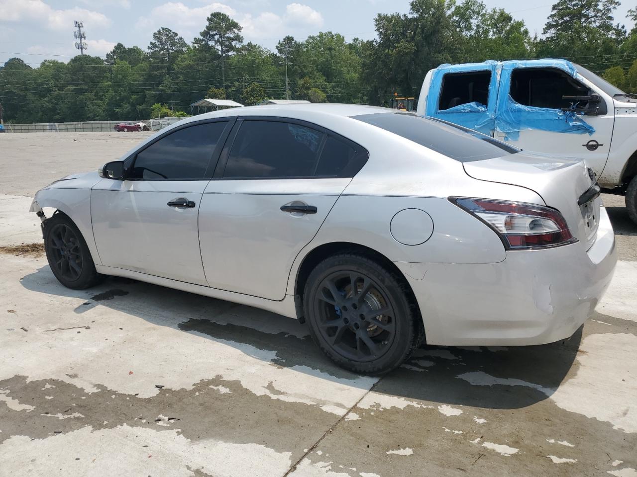 2013 Nissan Maxima S silver null gas 1N4AA5AP6DC822807 photo #3