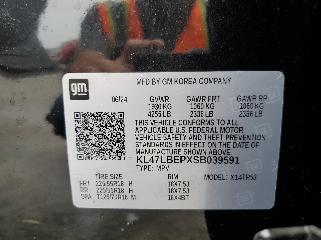 2025 Buick Envista Sport Touring VIN: KL47LBEPXSB039591 Lot: 58522775