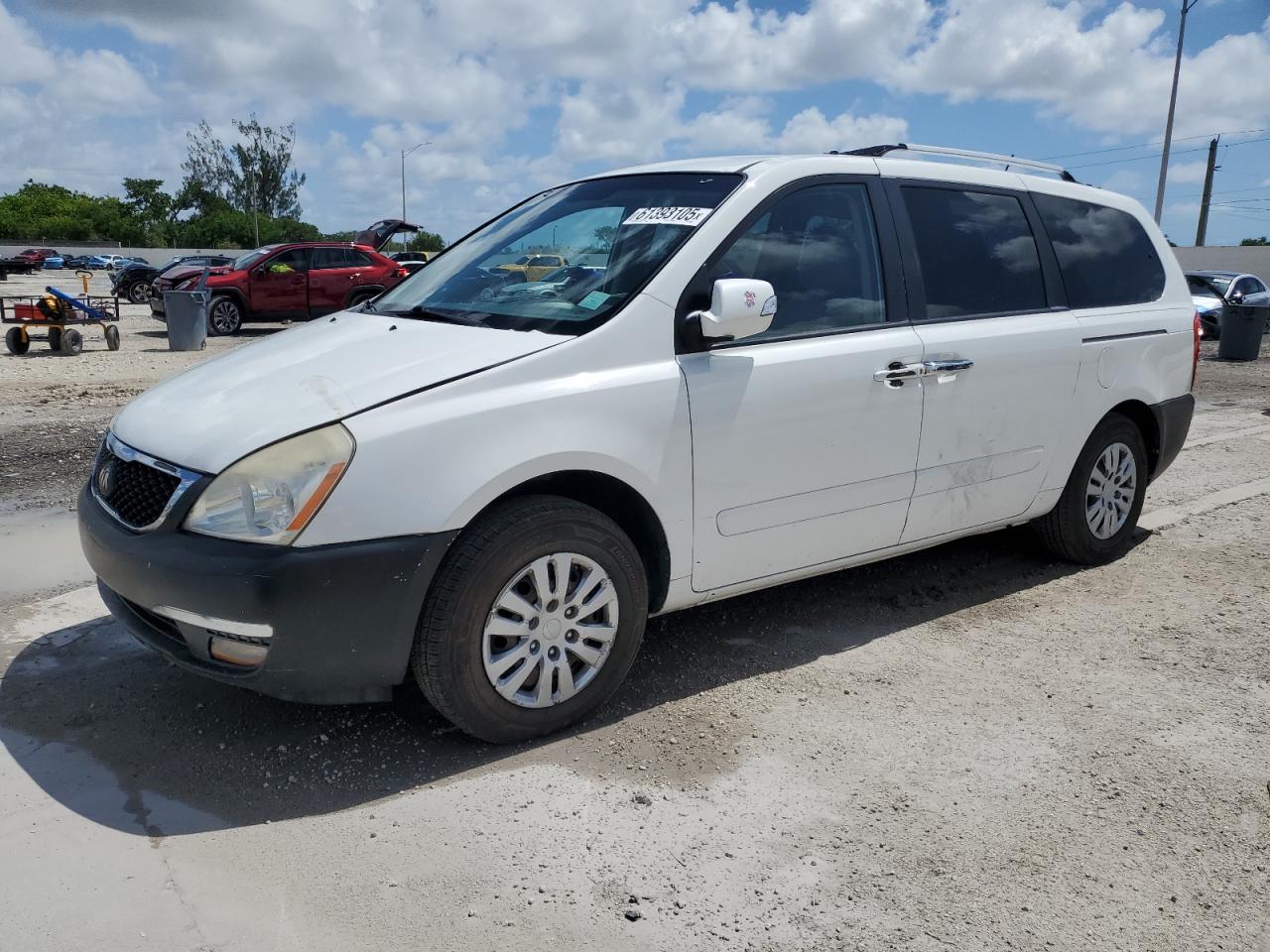 2014 Kia Sedona Lx 3.5L en Venta en Homestead, FL - Side