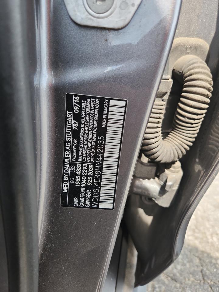 wddsj4eb8hn442035 WDDSJ4EB8HN442035 2017 Mercedes-Benz Cla 250