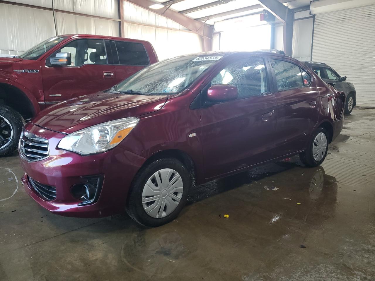 2017 Mitsubishi Mirage G4 Es продається в West Mifflin, PA - Rear End