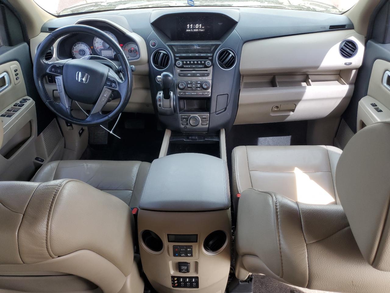 2012 Honda Pilot Touring VIN: 5FNYF4H91CB011378 Lot: 59323605