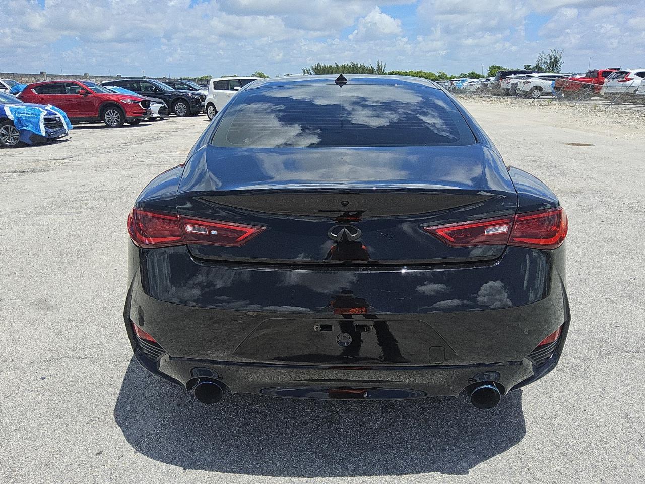 2017 Infiniti Q60 Red Sport 400 VIN: JN1FV7EL1HM701080 Lot: 61176515