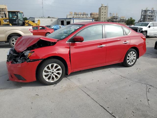  NISSAN SENTRA 2018 Красный