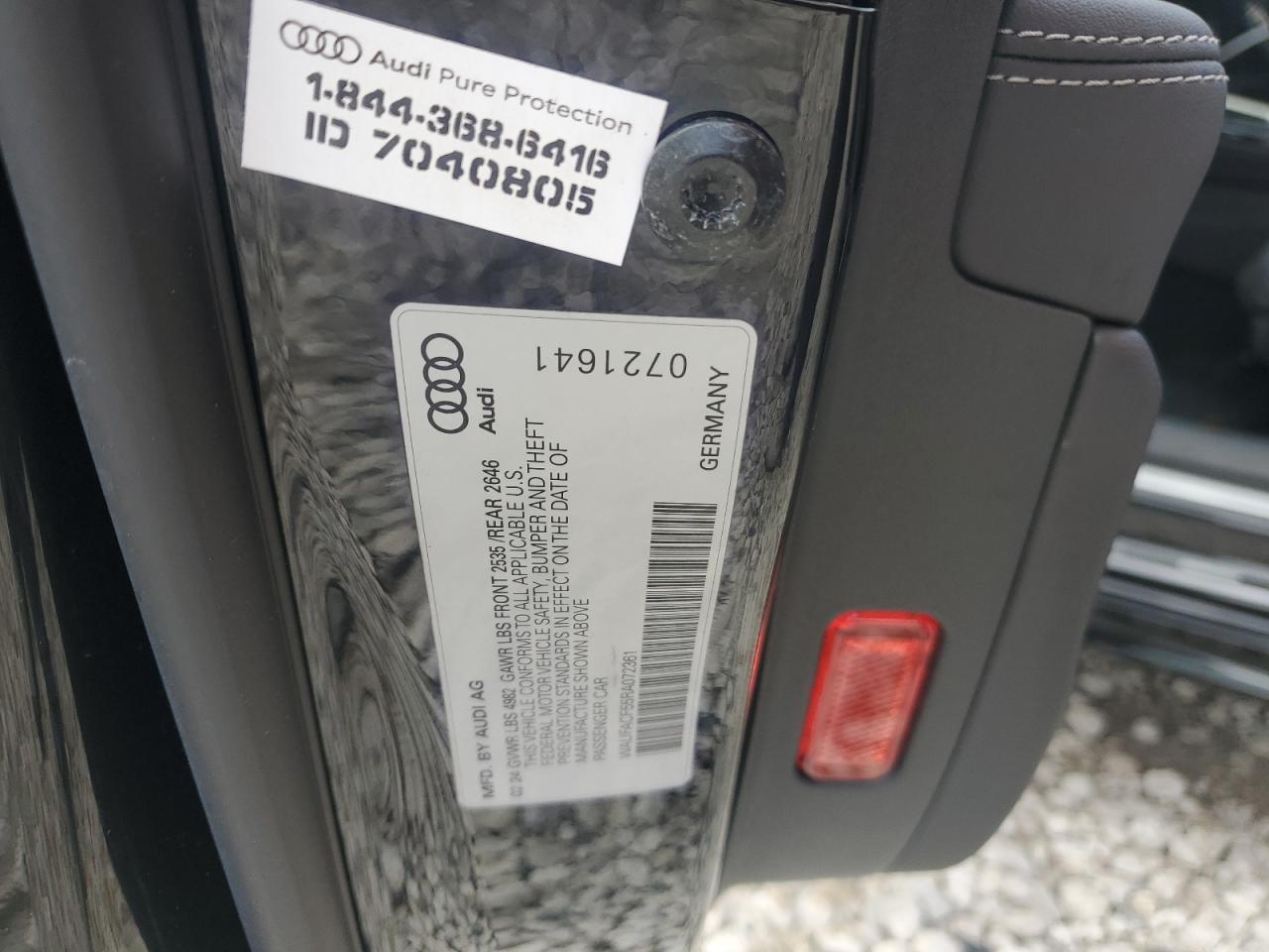 2024 Audi A5 Premium Plus 45 VIN: WAUFACF55RA072361 Lot: 61680645
