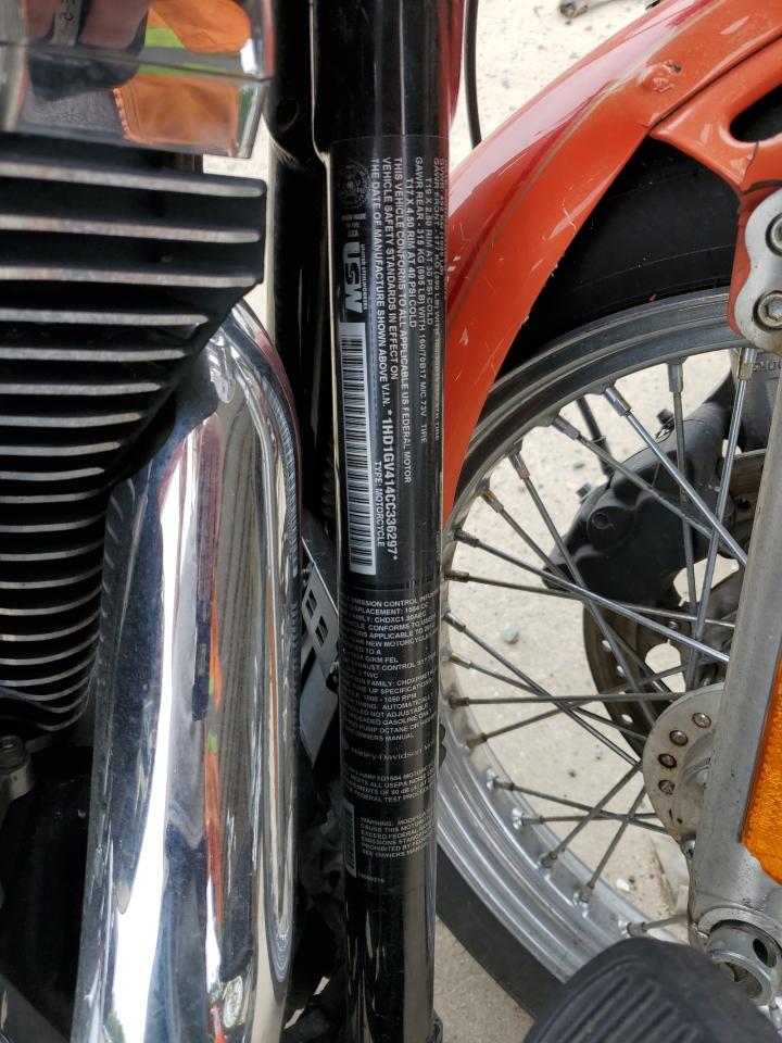 2012 Harley-Davidson Fxdc Dyna Super Glide VIN: 1HD1GV414CC336297 Lot: 61230425