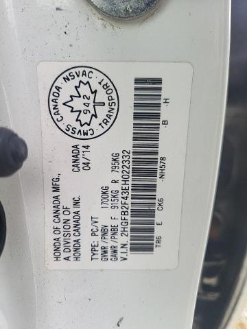 2014 HONDA CIVIC LX  