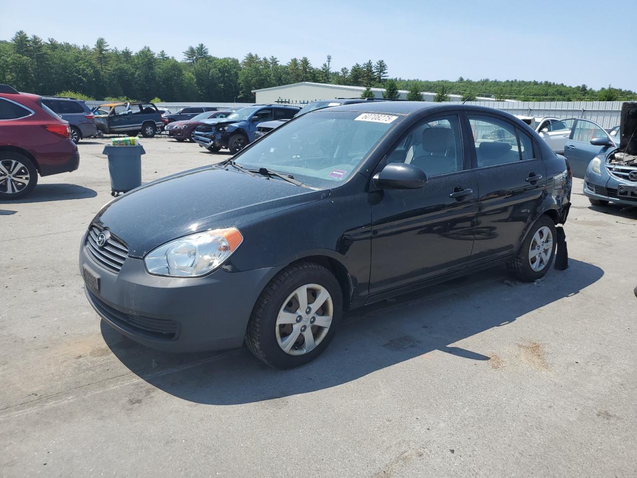 2009 Hyundai Accent Gls на продаже в Windham, ME - Rear End