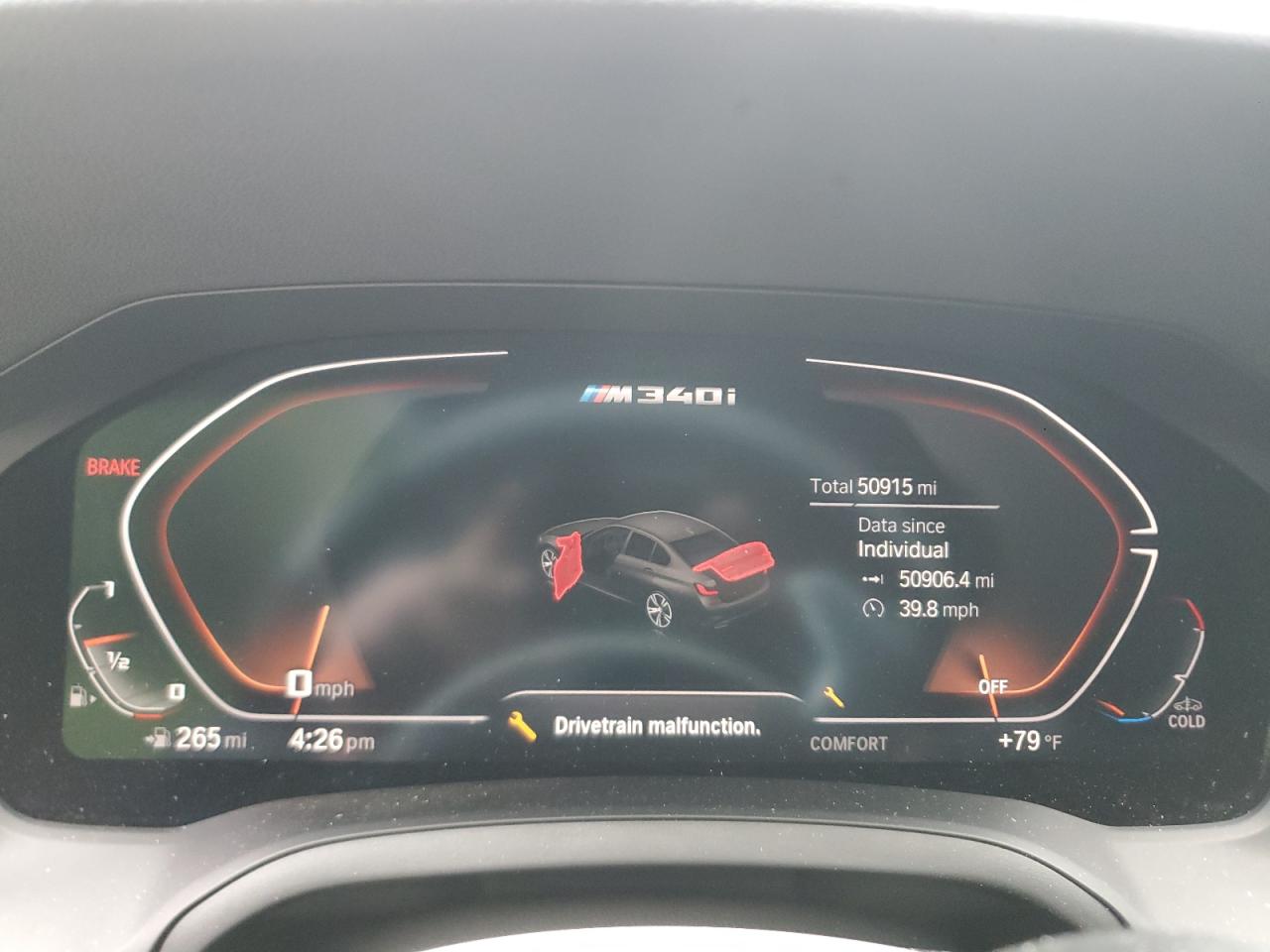 2021 BMW M340Xi VIN: 3MW5U9J08M8C08326 Lot: 61171125