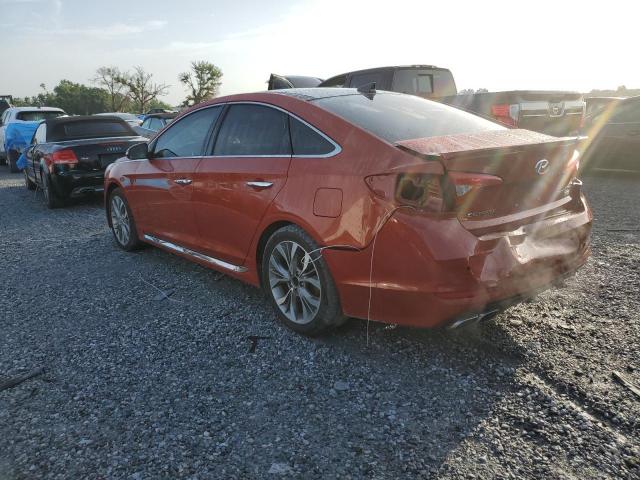  HYUNDAI SONATA 2015 Красный