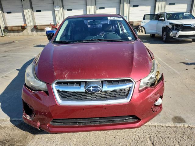 Sedans SUBARU IMPREZA 2012 Burgundy