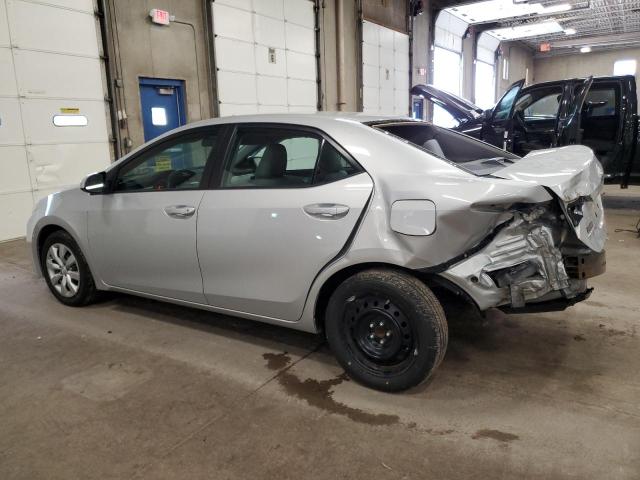  TOYOTA COROLLA 2016 Серебристый
