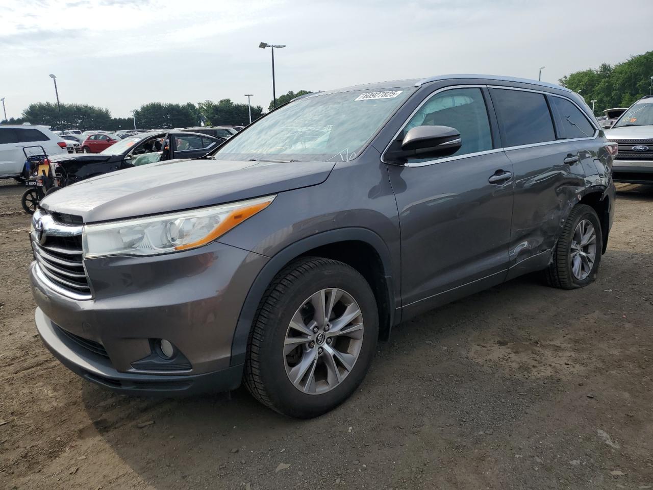 2014 Toyota Highlander Xle de vânzare în East Granby, CT - Side