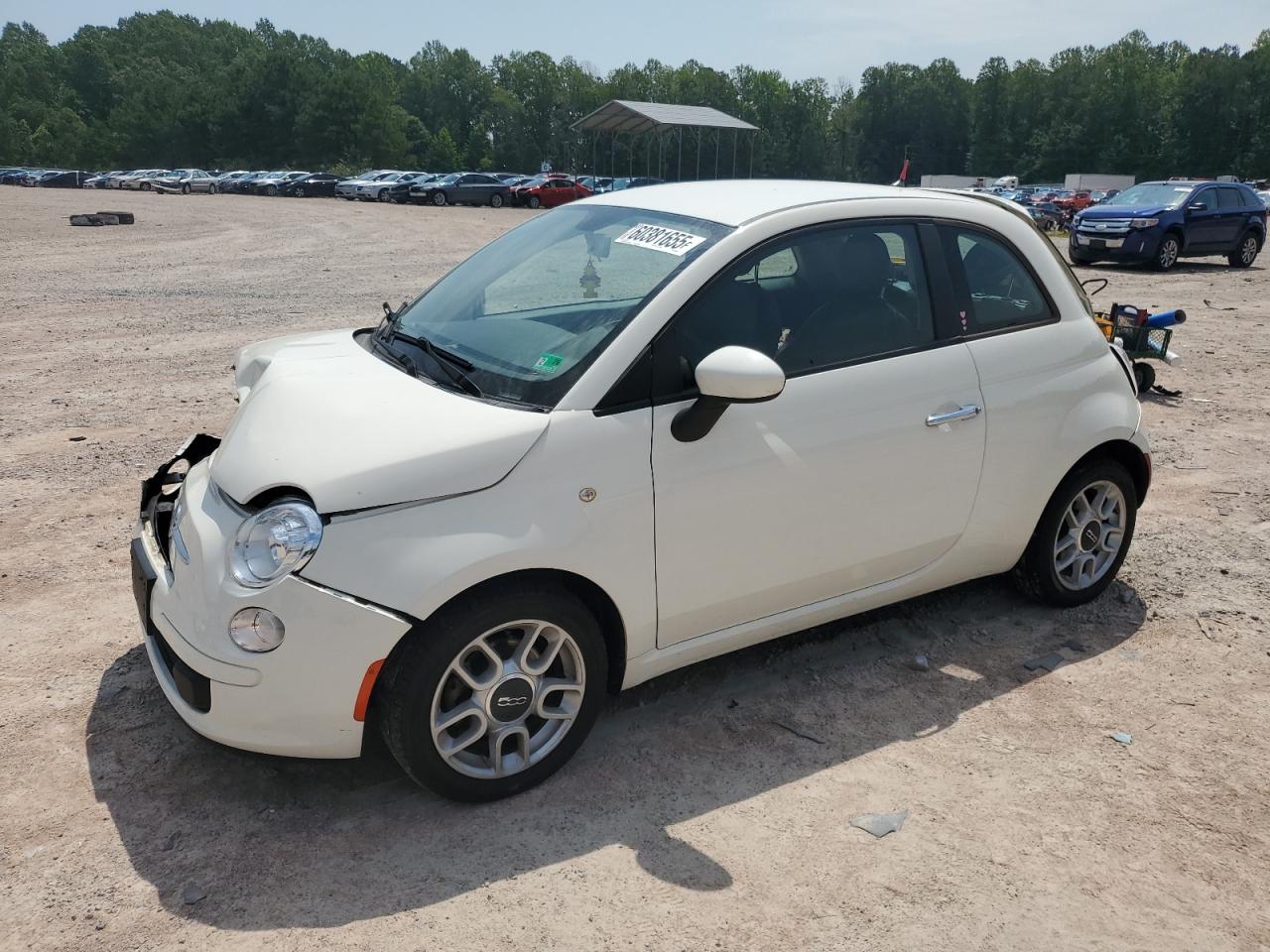 2013 Fiat 500 Pop na sprzedaż w Charles City, VA - Front End