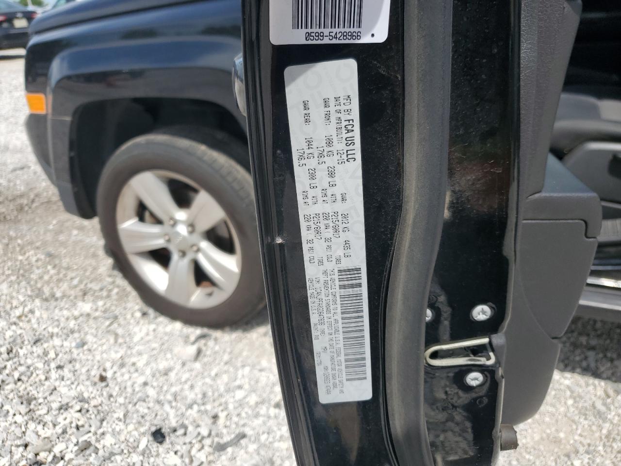 2016 Jeep Patriot Latitude VIN: 1C4NJPFA0GD647836 Lot: 63003465