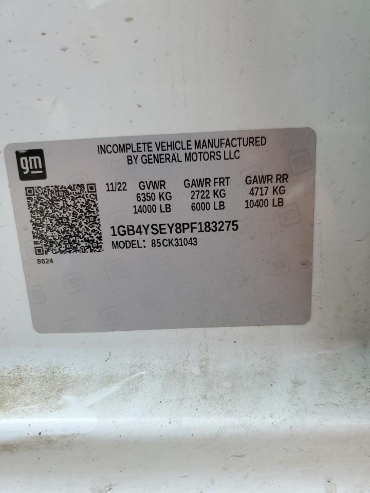 1GB4YSEY8PF183275 CHEVROLET ALL Models 2023