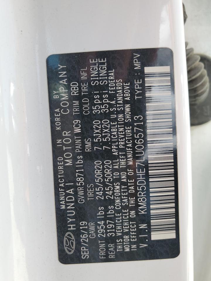 2020 Hyundai Palisade Limited VIN: KM8R5DHE7LU065713 Lot: 60891995