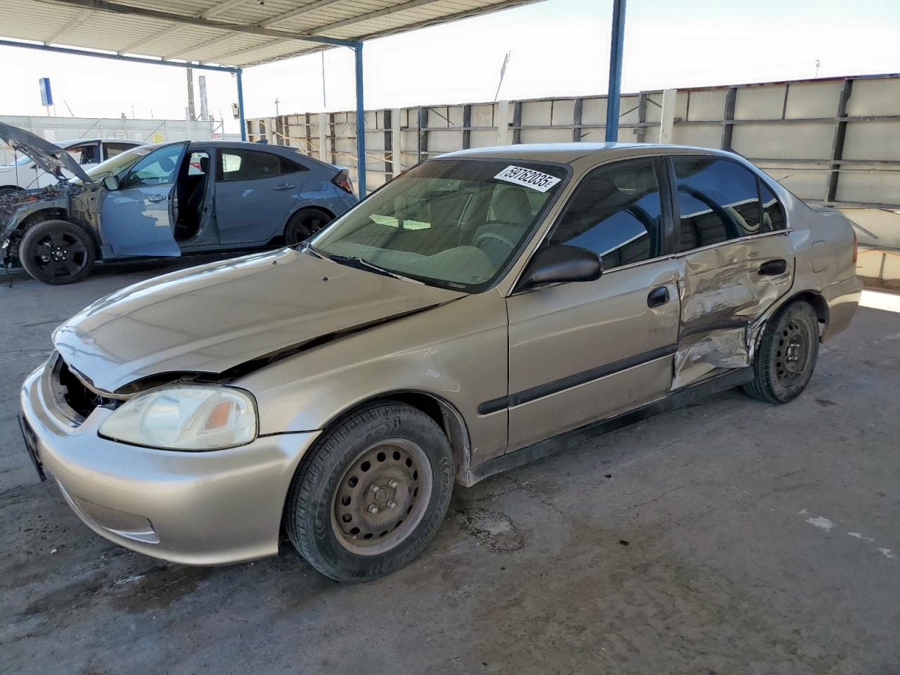 2000 Honda Civic Lx de vânzare în Anthony, TX - Side