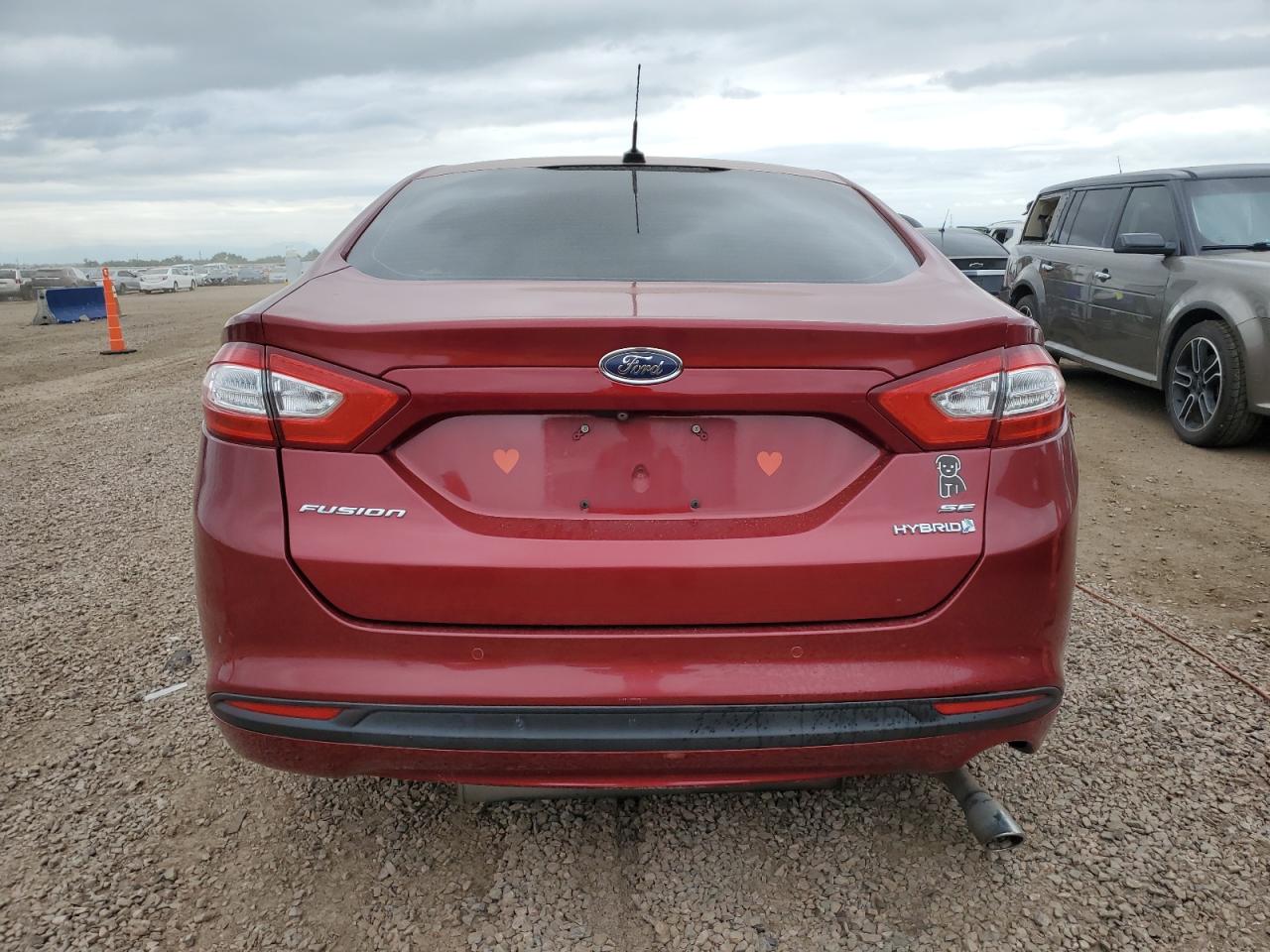 2014 Ford Fusion Se Hybrid VIN: 3FA6P0LUXER292421 Lot: 63057465
