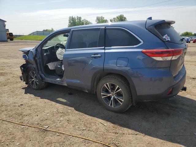  TOYOTA HIGHLANDER 2018 Blue