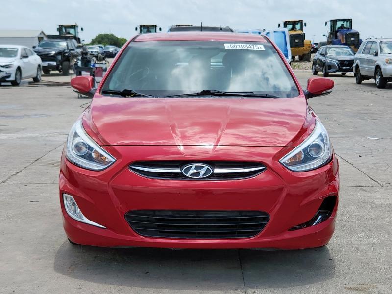  HYUNDAI ACCENT 2015 Червоний