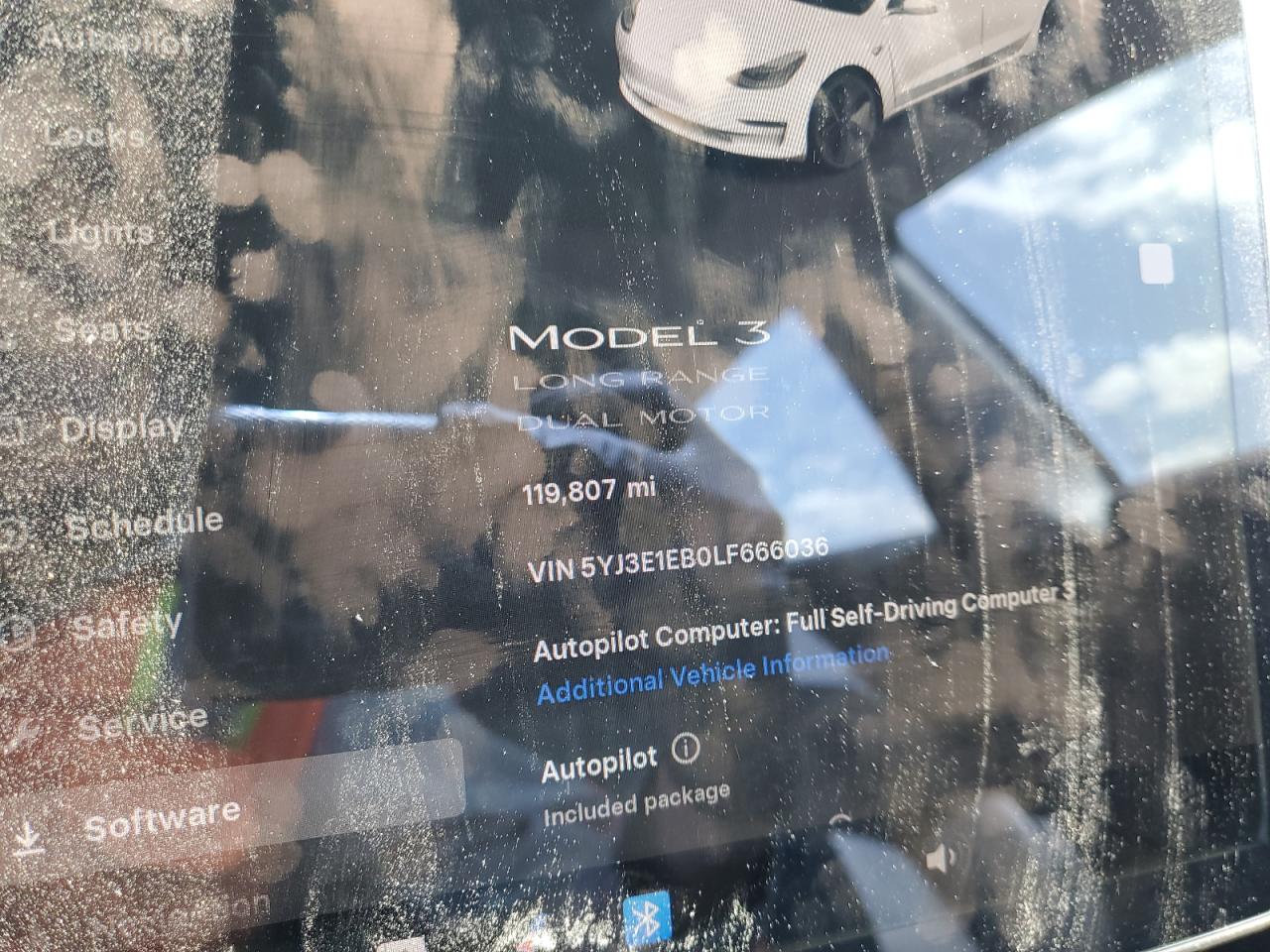2020 Tesla Model 3 VIN: 5YJ3E1EB0LF666036 Lot: 61666255