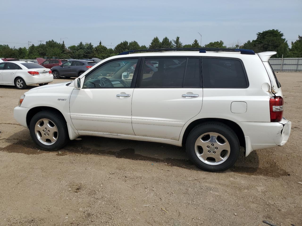2006 Toyota Highlander Limited white null gas JTEGP21A360119288 photo #3