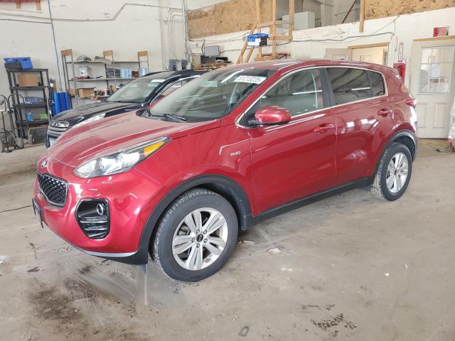  KIA SPORTAGE 2018 Красный