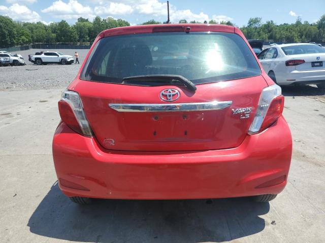 Hatchbacks TOYOTA YARIS 2013 Czerwony