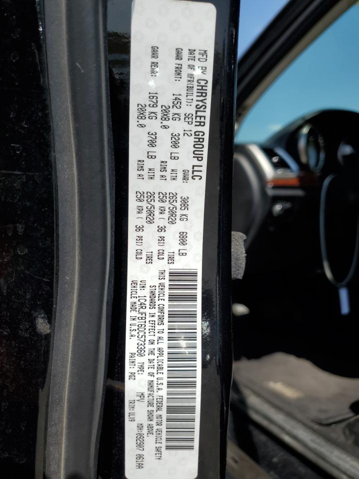 2013 Jeep Grand Cherokee Limited VIN: 1C4RJFBT6DC573360 Lot: 62949225