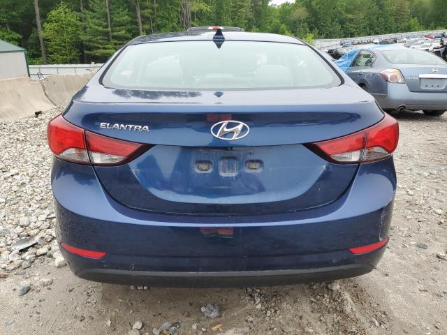  HYUNDAI ELANTRA 2016 Синий