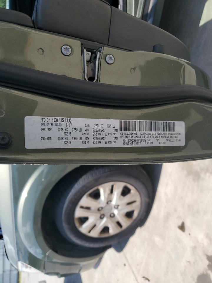 2017 Dodge Journey Se VIN: 3C4PDCAB4HT697076 Lot: 59738755