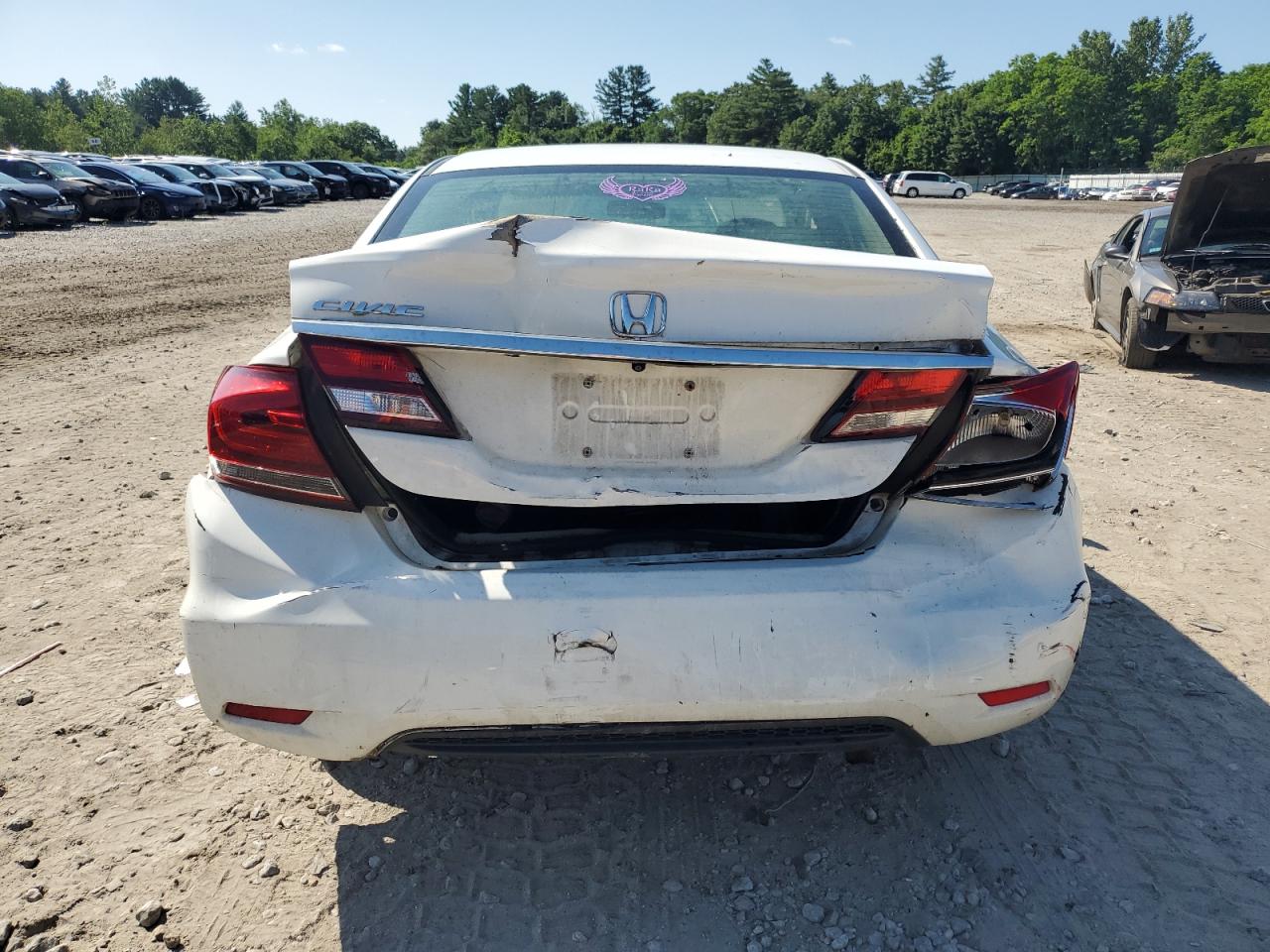 2013 Honda Civic Lx VIN: 2HGFB2F55DH567553 Lot: 61970495