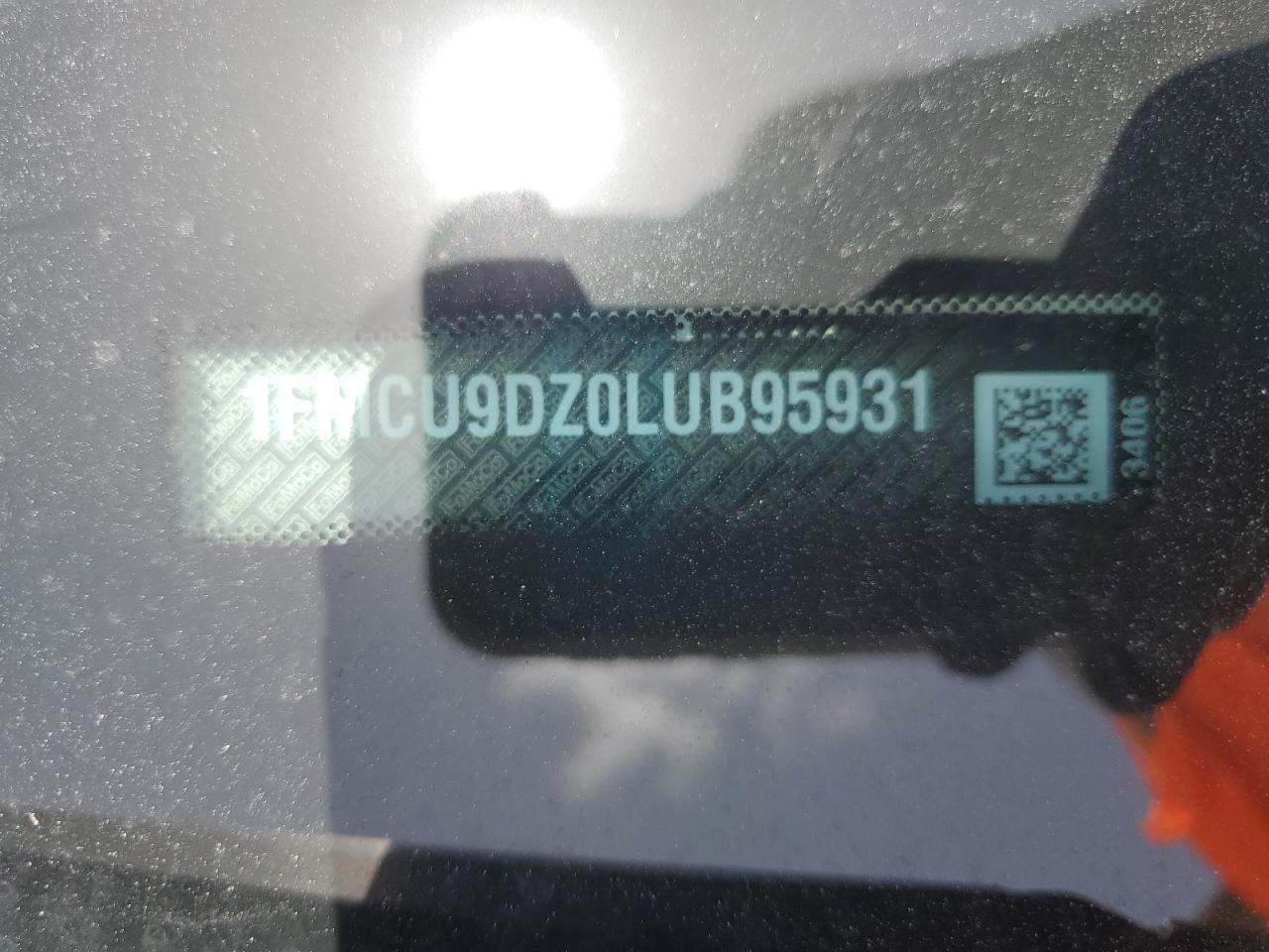 1FMCU9DZ0LUB95931 FORD ESCAPE 2020