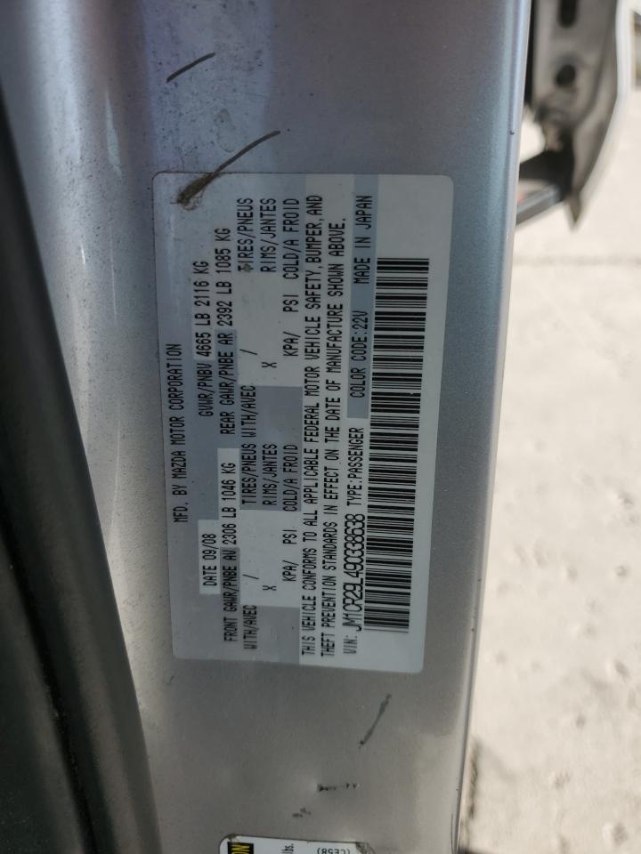 2009 Mazda 5 VIN: JM1CR29L490338638 Lot: 61447775