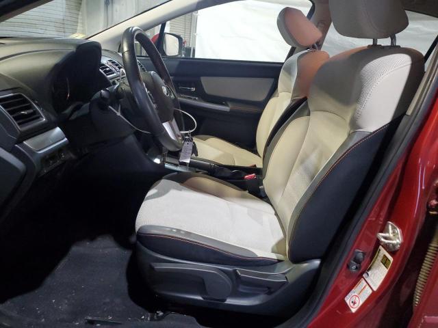  SUBARU CROSSTREK 2017 Czerwony