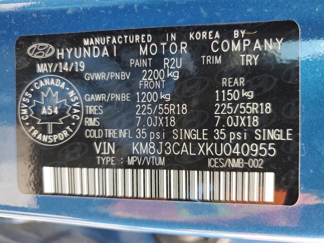 2019 HYUNDAI TUCSON LIMITED  